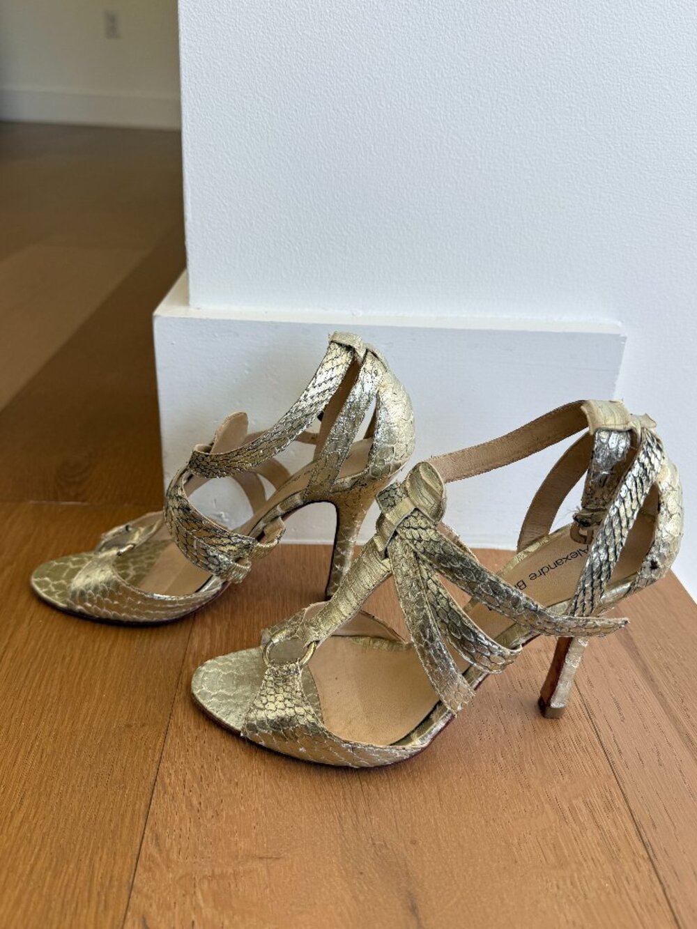 Alexandre Birman Metallic Heels - Size 5